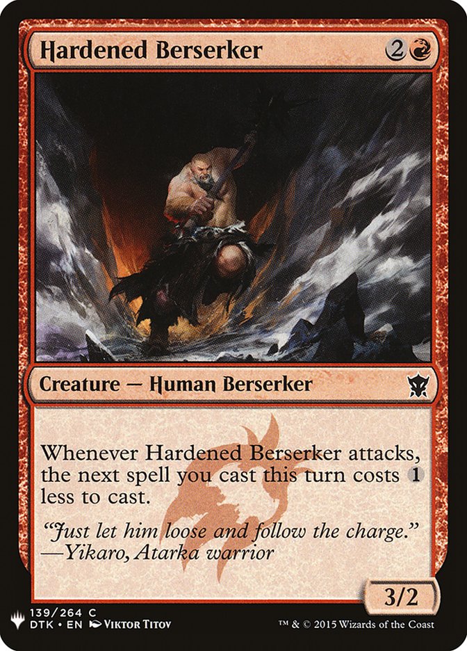 Hardened Berserker [Mystery Booster] | Good Games Adelaide SA