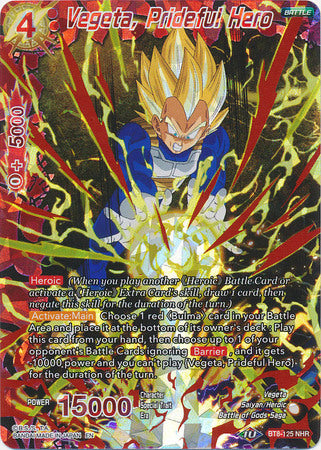 Vegeta, Prideful Hero [BT8-125] | Good Games Adelaide SA