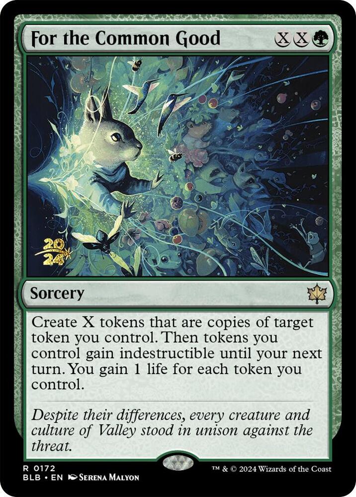 For the Common Good 172 (Prerelease Cards)  - Foil | Good Games Adelaide SA