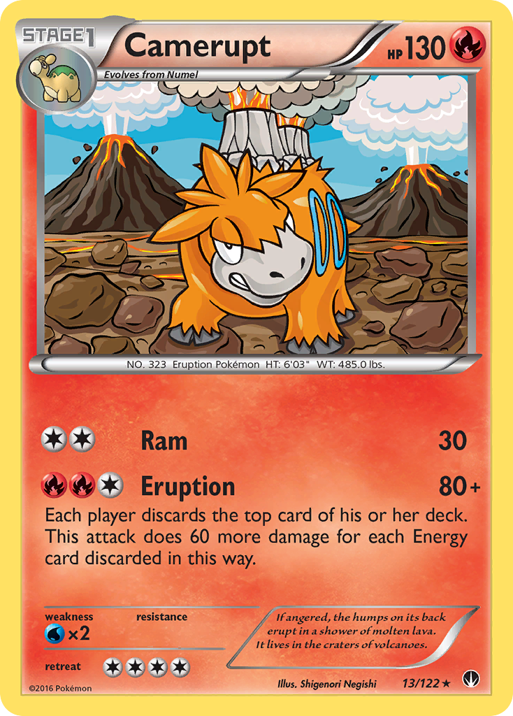 Camerupt (13/122) [XY: BREAKpoint] | Good Games Adelaide SA