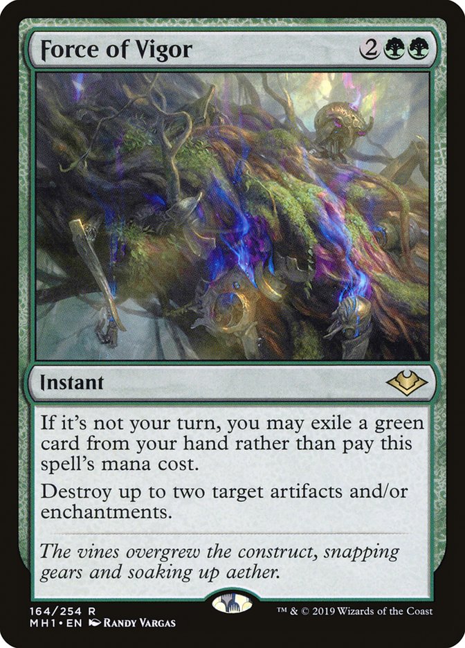 Force of Vigor 164 (Modern Horizons)  - Foil