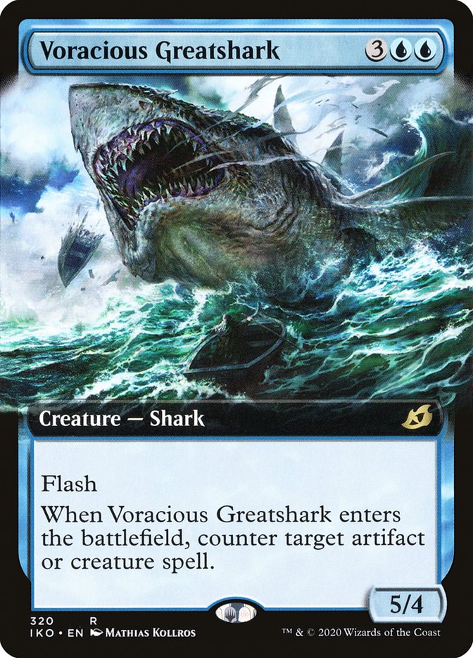 Voracious Greatshark (Extended Art) [Ikoria: Lair of Behemoths] | Good Games Adelaide SA