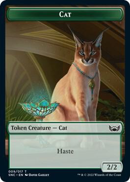 Cat Angel Double Sided Token 9 // 2 (Streets of New Capenna)  - Foil | Good Games Adelaide SA