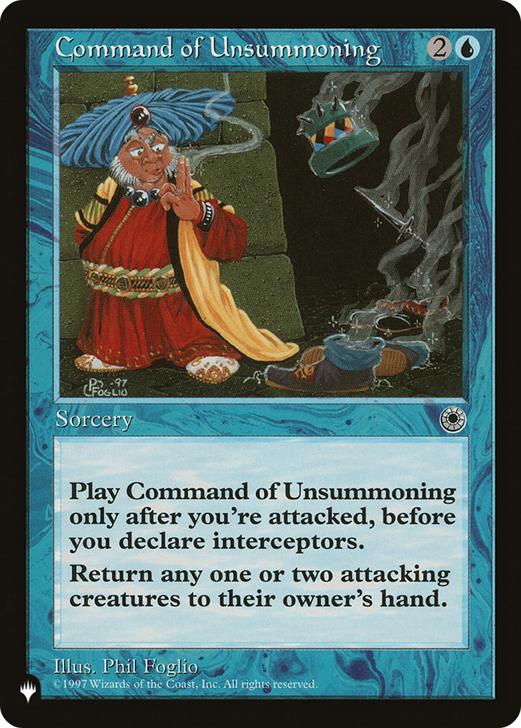 Command of Unsummoning [The List Reprints] | Good Games Adelaide SA