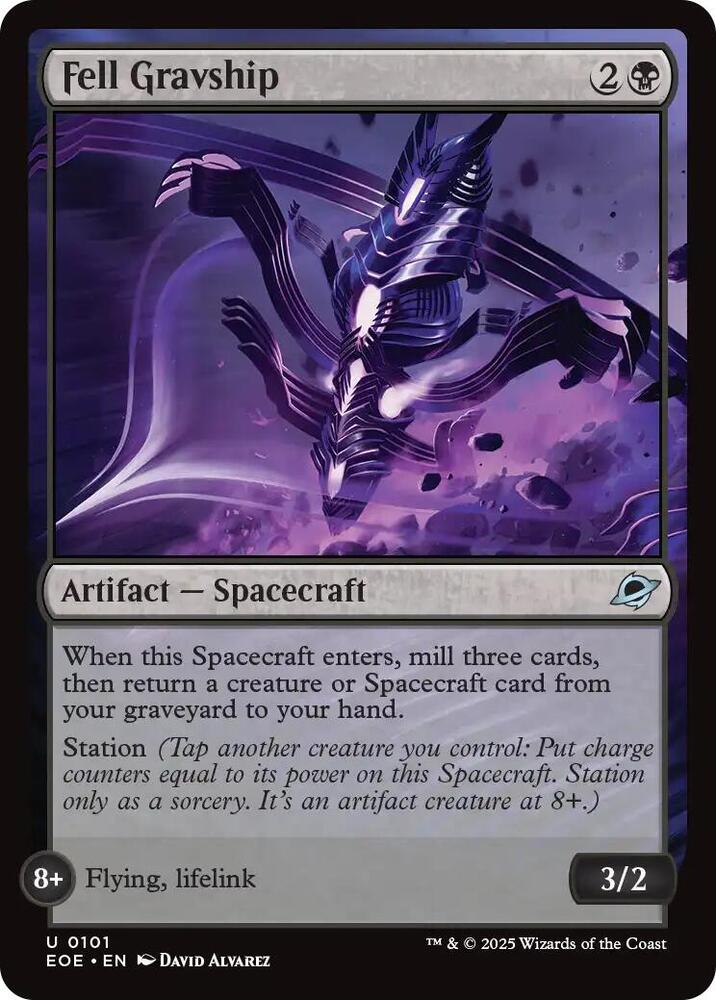 Fell Gravship 101 (Edge of Eternities)  - Foil | Good Games Adelaide SA