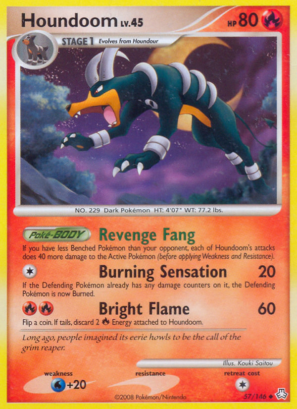 Houndoom (57/146) [Diamond & Pearl: Legends Awakened] | Good Games Adelaide SA