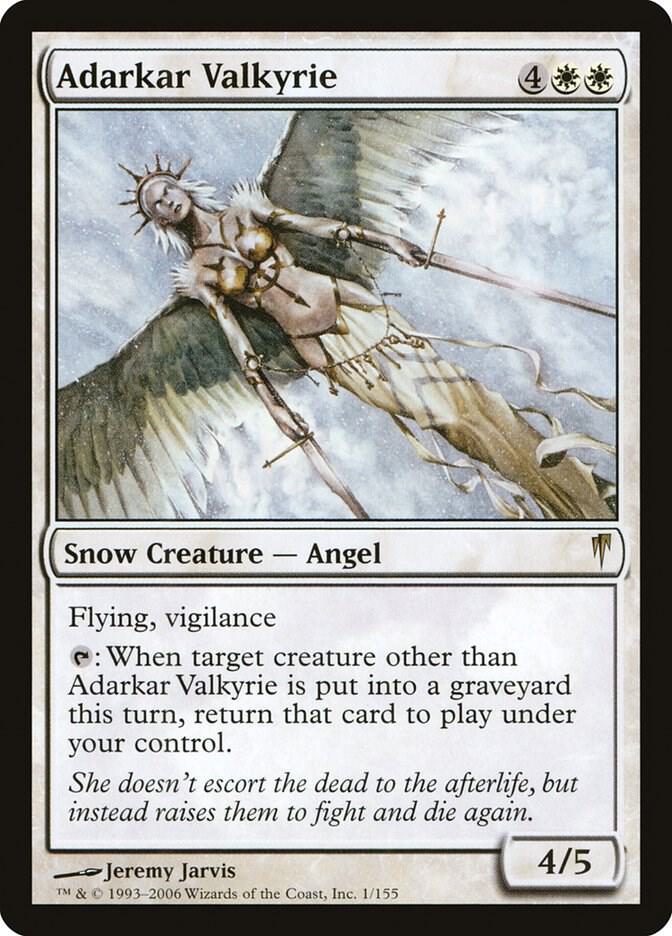 Adarkar Valkyrie 1 (Coldsnap)  - Foil | Good Games Adelaide SA