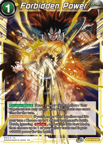Forbidden Power [BT15-119] | Good Games Adelaide SA