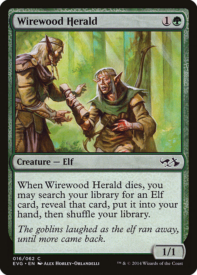 Wirewood Herald (Elves vs. Goblins) [Duel Decks Anthology] | Good Games Adelaide SA
