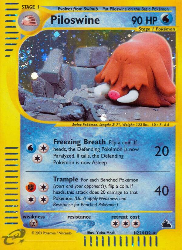 Piloswine  H22/H32 (Skyridge)  - Holofoil | Good Games Adelaide SA