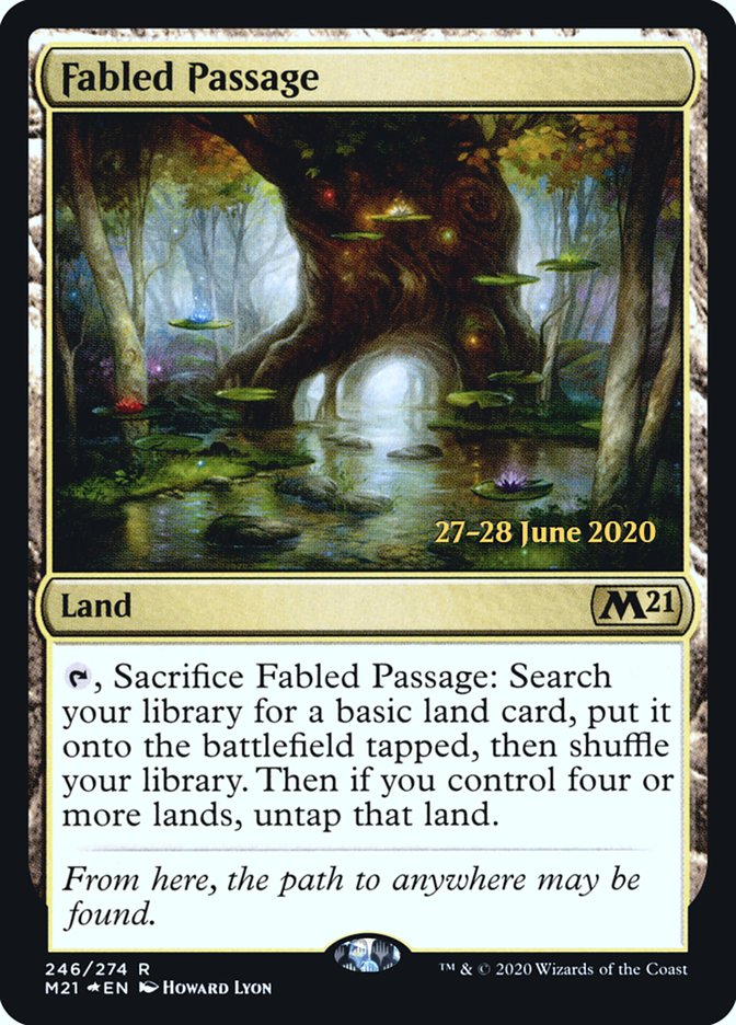 Fabled Passage  [Core Set 2021 Prerelease Promos] | Good Games Adelaide SA