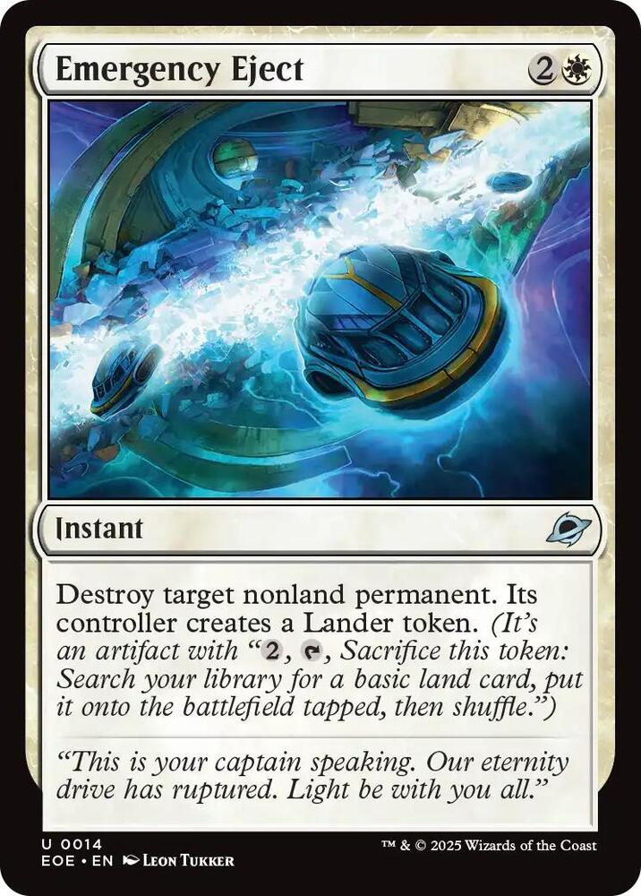 Emergency Eject 14 (Edge of Eternities)  - Foil | Good Games Adelaide SA