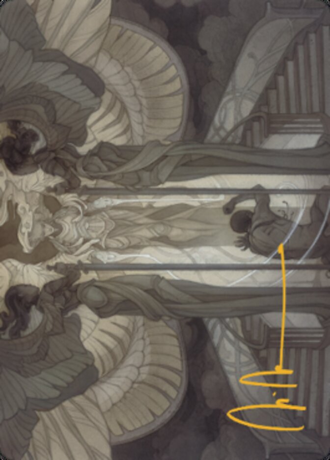 Prayer of Binding Art Card (Gold-Stamped Signature) [Dominaria United Art Series] | Good Games Adelaide SA