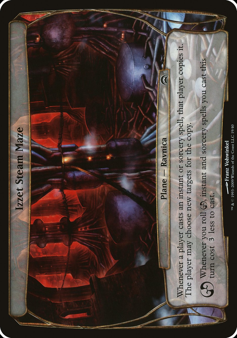 Izzet Steam Maze (Planechase) [Planechase Planes] | Good Games Adelaide SA