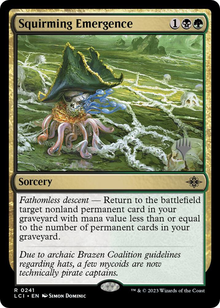 Squirming Emergence 241 (Promo Pack: The Lost Caverns of Ixalan)  - Foil | Good Games Adelaide SA