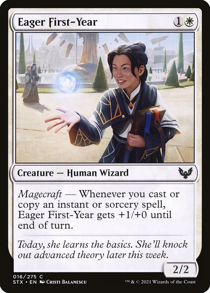 Eager First-Year 16 (Strixhaven: School of Mages)  - Foil | Good Games Adelaide SA