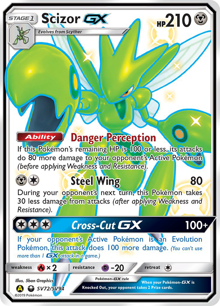 Scizor GX (SV72/SV94) [Sun & Moon: Hidden Fates - Shiny Vault] | Good Games Adelaide SA