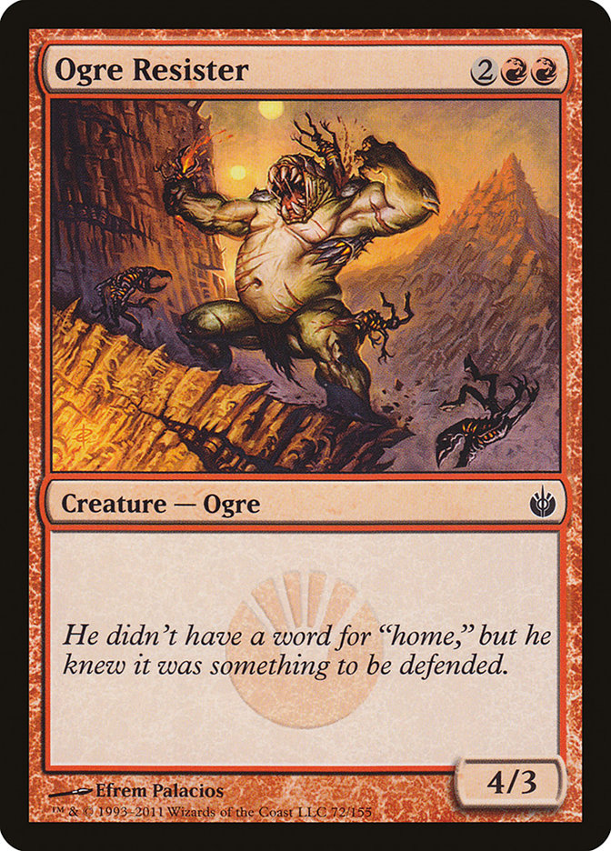 Ogre Resister 72 (Mirrodin Besieged)  - Foil | Good Games Adelaide SA