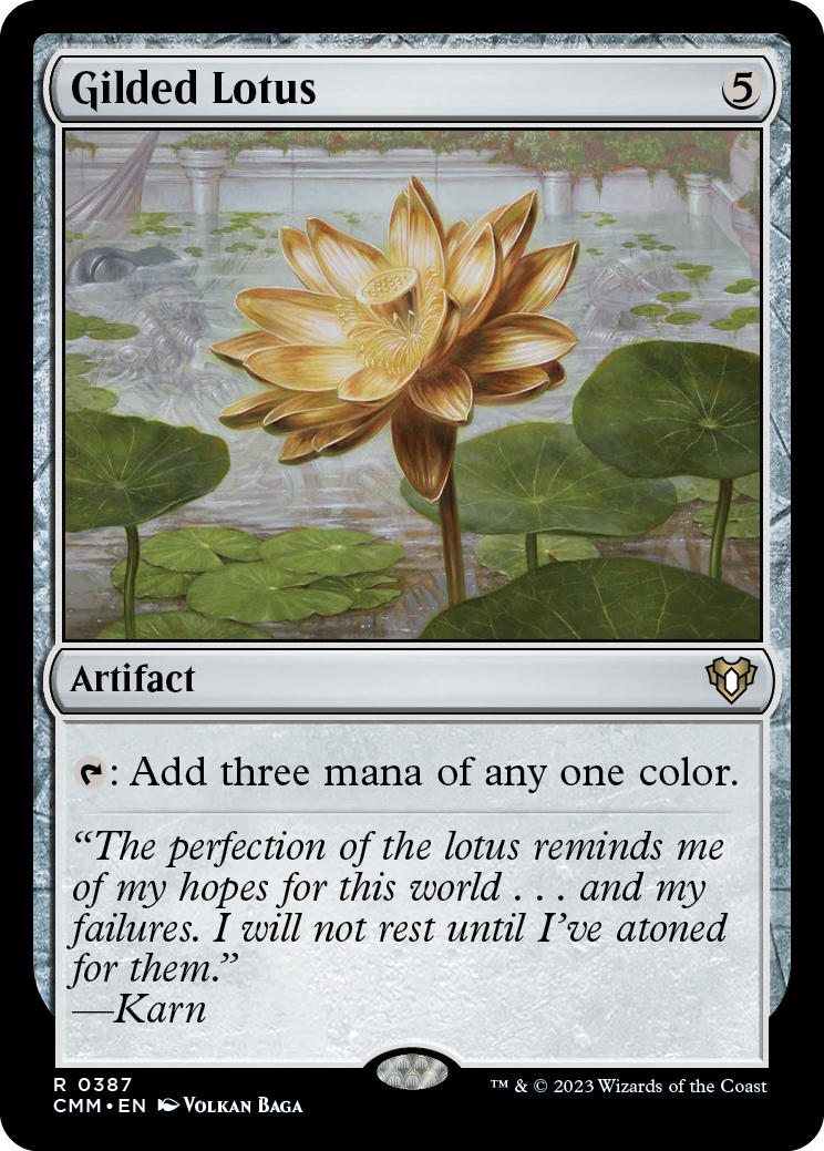 Gilded Lotus [Commander Masters] | Good Games Adelaide SA