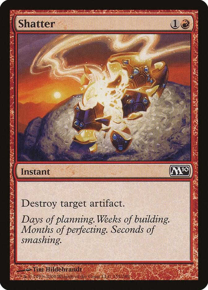 Shatter 155/249 (Magic 2010 (M10))  - Foil | Good Games Adelaide SA