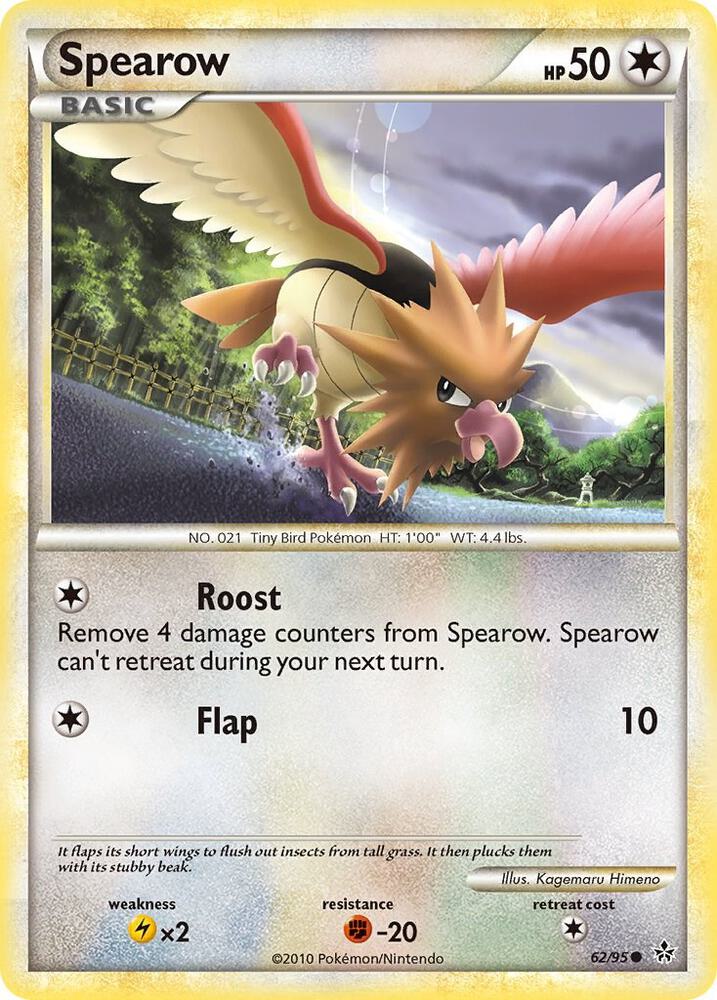 Spearow 62/95 (Unleashed)  | Good Games Adelaide SA
