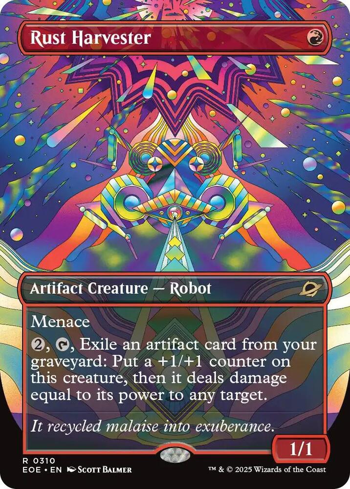 Rust Harvester 310 (Edge of Eternities)  - Foil | Good Games Adelaide SA