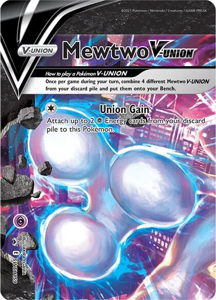 Mewtwo V UNION SWSH159 (SWSH: Sword & Shield Promo Cards)  - Holofoil | Good Games Adelaide SA