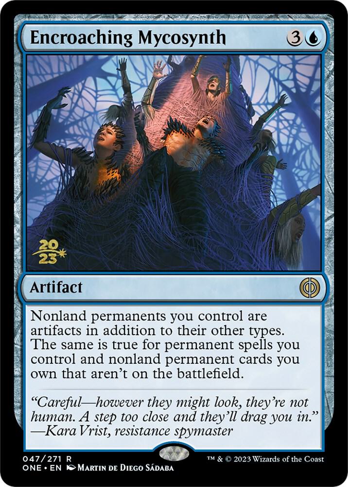 Encroaching Mycosynth 47 (Prerelease Cards)  - Foil | Good Games Adelaide SA