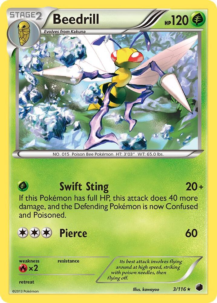 Beedrill 3/116 (Plasma Freeze)  | Good Games Adelaide SA