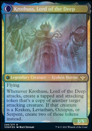 Runo Stromkirk // Krothuss, Lord of the Deep [Innistrad: Crimson Vow Prerelease Promos] | Good Games Adelaide SA