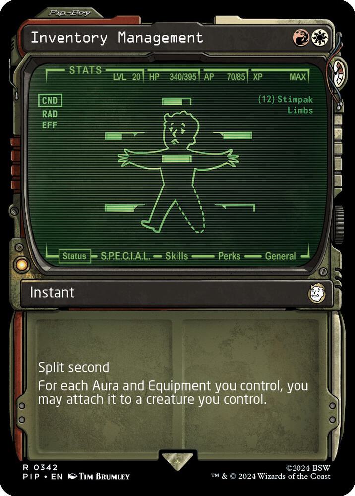 Inventory Management Showcase 342 (Universes Beyond: Fallout)  - Foil | Good Games Adelaide SA