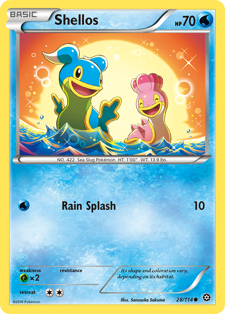 Shellos (28/114) [XY: Steam Siege] | Good Games Adelaide SA