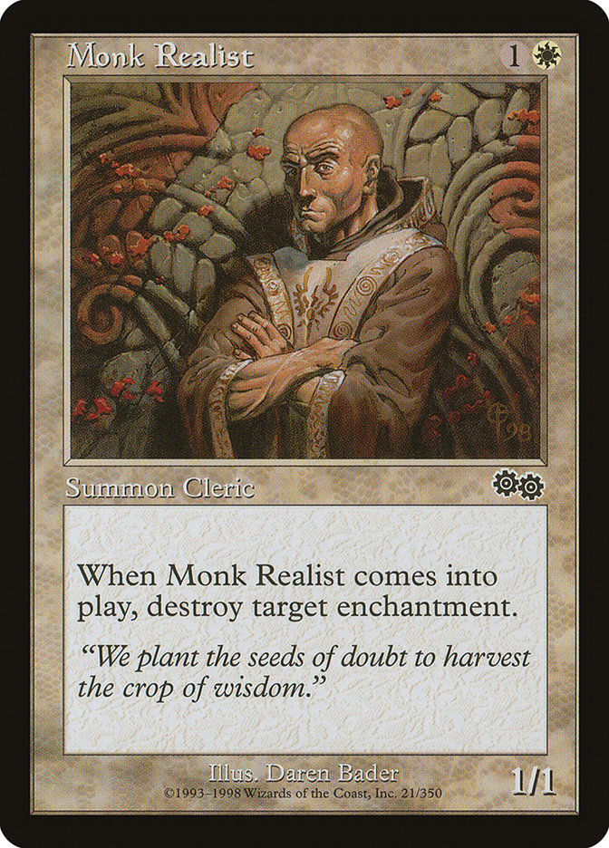 Monk Realist [Urza's Saga] | Good Games Adelaide SA