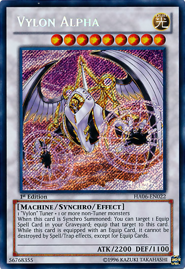 Vylon Alpha [HA06-EN022] Secret Rare | Good Games Adelaide SA