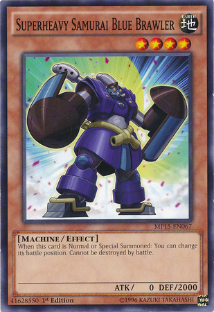 Superheavy Samurai Blue Brawler [MP15-EN067] Common | Good Games Adelaide SA