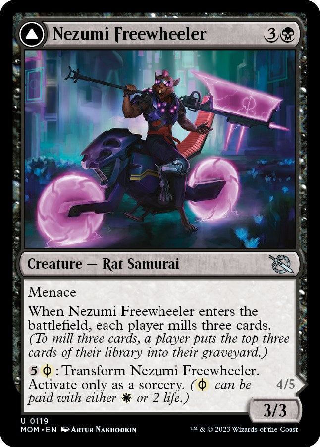 Nezumi Freewheeler // Hideous Fleshwheeler [March of the Machine] | Good Games Adelaide SA