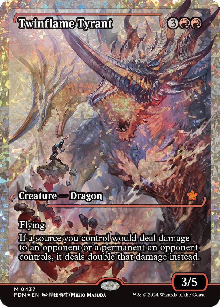 Twinflame Tyrant 437 (Foundations)  - Foil | Good Games Adelaide SA