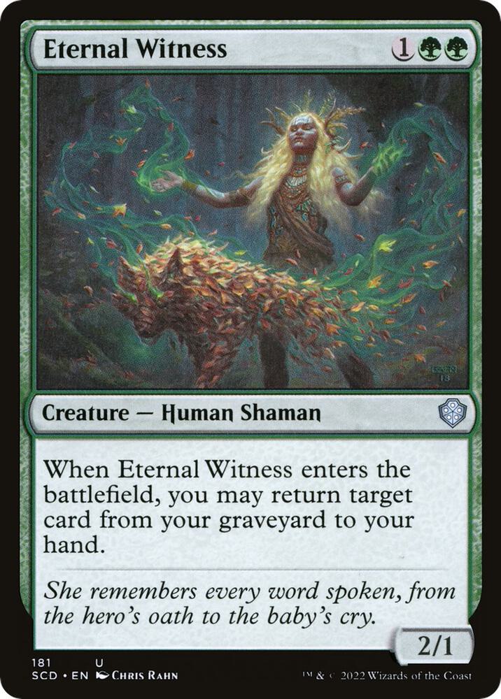 Eternal Witness 181 (Starter Commander Decks)  | Good Games Adelaide SA