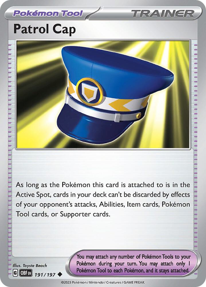 Patrol Cap 191/197 (SV03: Obsidian Flames)  | Good Games Adelaide SA