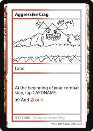 Aggressive Crag (2021 Edition) [Mystery Booster Playtest Cards] | Good Games Adelaide SA