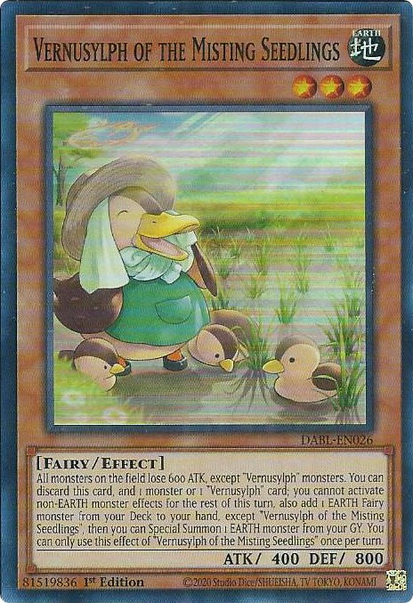 Vernusylph of the Misting Seedlings [DABL-EN026] Super Rare | Good Games Adelaide SA