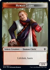 Human Cleric // Food (18) Double-sided Token [Throne of Eldraine Tokens] | Good Games Adelaide SA