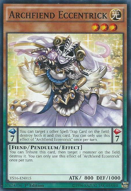 Archfiend Eccentrick [YS16-EN015] Common | Good Games Adelaide SA