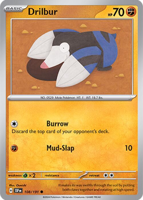 Drilbur 108/191 (SV08: Surging Sparks)  | Good Games Adelaide SA