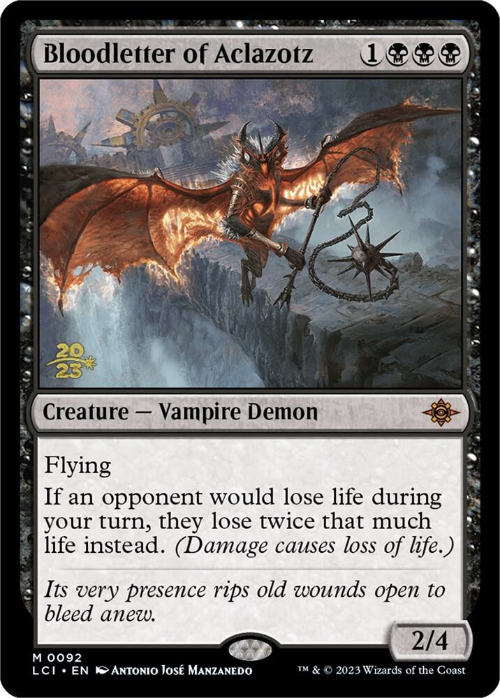 Bloodletter of Aclazotz 92 (Prerelease Cards)  - Foil | Good Games Adelaide SA