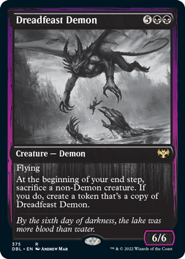 Dreadfeast Demon [Innistrad: Double Feature] | Good Games Adelaide SA