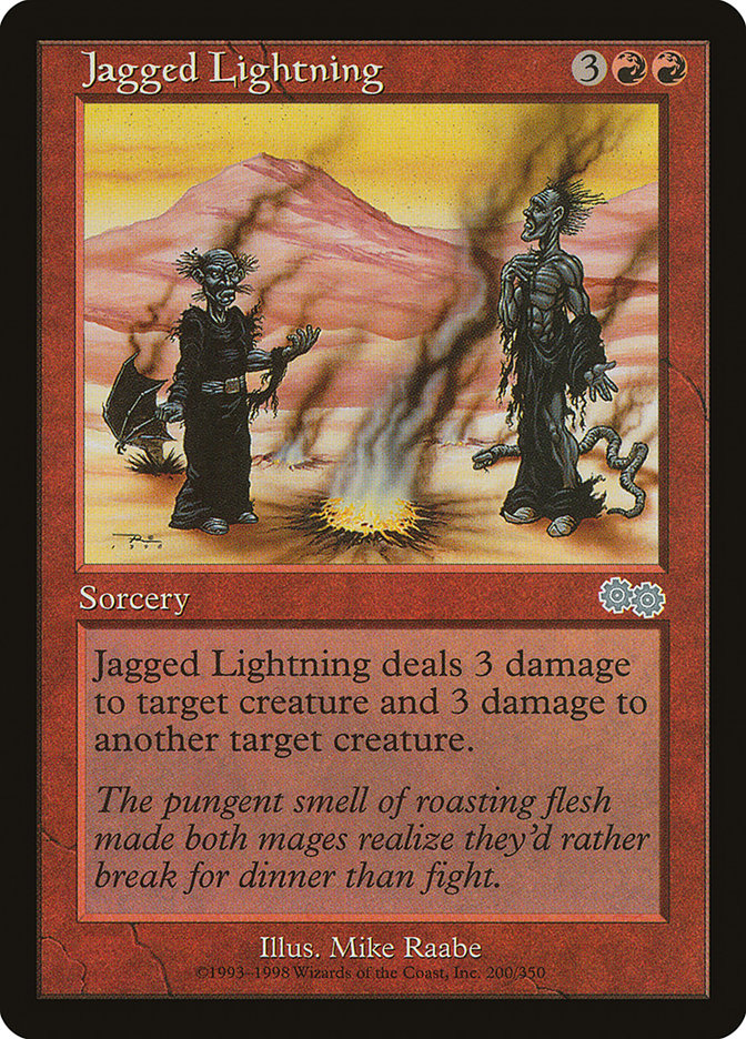 Jagged Lightning [Urza's Saga] | Good Games Adelaide SA