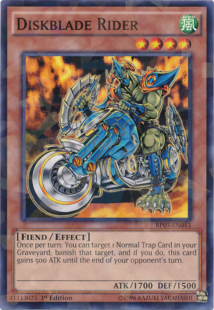 Diskblade Rider [BP03-EN043] Shatterfoil Rare | Good Games Adelaide SA