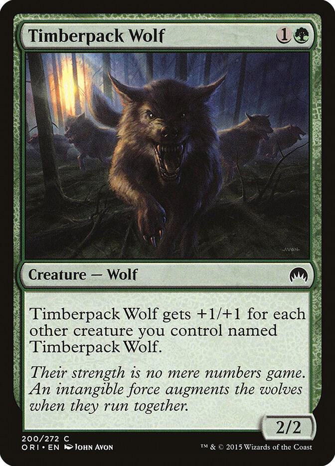 Timberpack Wolf 200 (Magic Origins)  - Foil | Good Games Adelaide SA