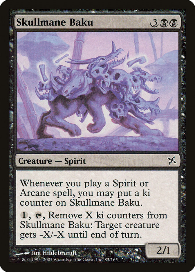 Skullmane Baku 83 (Betrayers of Kamigawa)  - Foil | Good Games Adelaide SA